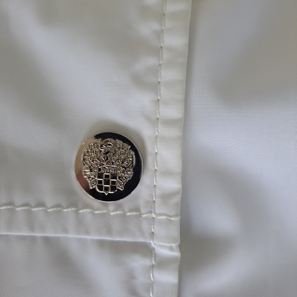 Vince Camuto white women's trench adjustable waist and sleeves autumn fa… - Picture 7 of 15